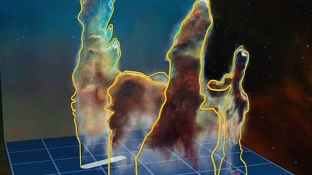 Científicos revelan los 'Pilares de la Creación' en 3D
