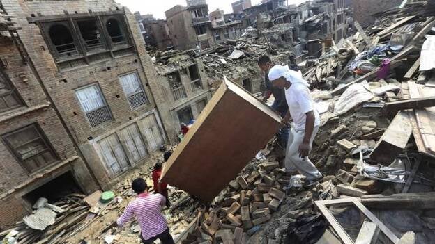 Nepal en ruina tras los terremotos