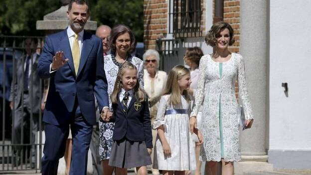 La princesa Leonor recibe la Primera Comunión