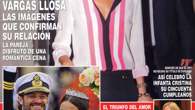 "!Hola!" publica nuevas fotos de Vargas Llosa e Isabel Preysler juntos