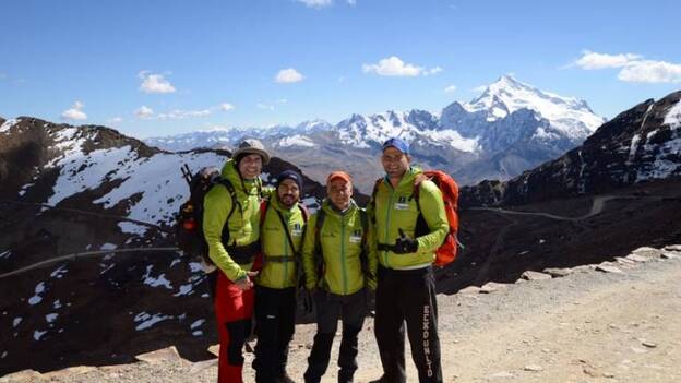 Primer ensayo, en Chacaltaya