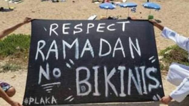 El bikini no es para Ramadán