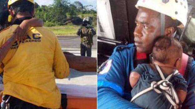 Una joven y su bebé sobreviven cinco días en medio de la selva tras sufrir un accidente aéreo