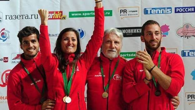 Antomi Ramos se cuelga en bronce en Rusia