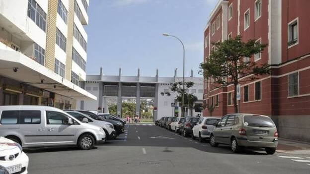 La prueba, rumbo al Estadio Insular