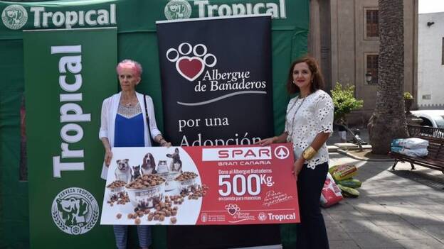 SPAR Gran Canaria se suma a la campaña de recogida de alimentos para animales