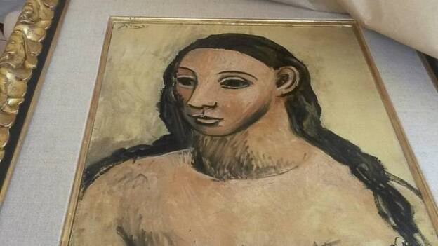 Incautado en Córcega un Picasso de Botín valorado en más de 25 millones