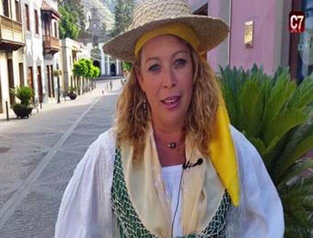 La alcaldesa de Teror invita a la fiesta