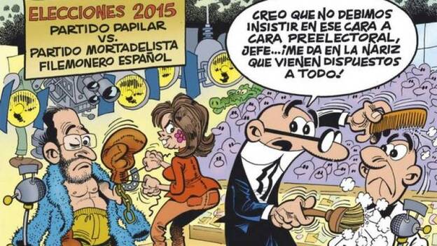 Mortadelo y Filemón crean el Partido Mortadelista Filemonero Español