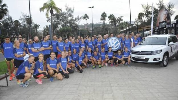 Volkswagen Training Night en el parque Romano