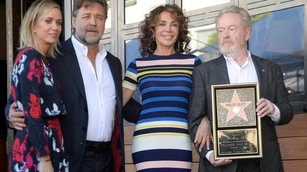 Ridley Scott en el Paseo de la Fama