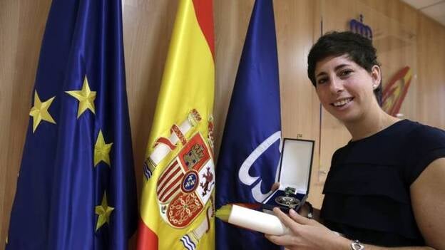 Carla Suárez recibe la medalla de bronce de la Real Orden del Mérito Deportivo