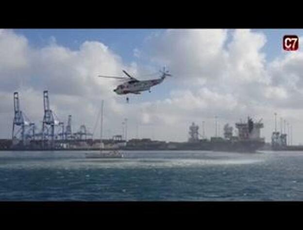 Simulacro de los veleros