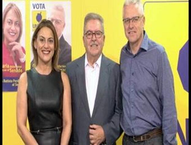 Unidos por Gran Canaria pega sus carteles