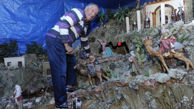 El belén de Lorenzo, pura ingeniería en La Milagrosa