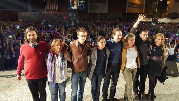 Pablo Iglesias desata pasiones en Gran Canaria