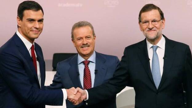 El debate Rajoy-Sánchez fue visto por 9,6 millones, un 48,6 % de la audiencia