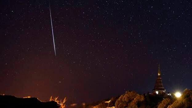 Espectacular lluvia de Gemínidas