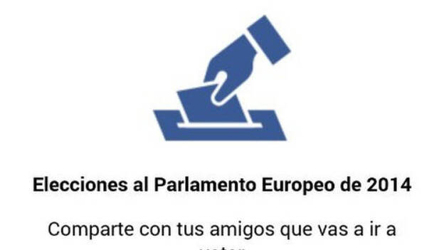 Facebook activará el domingo el botón 'He votado' para animar a votar