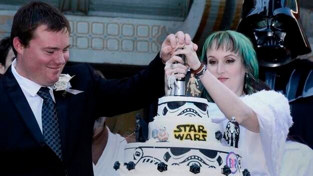 La fiebre de 'Star wars' llega al sector nupcial