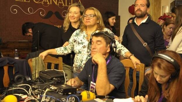 Euforia en la sede de Podemos