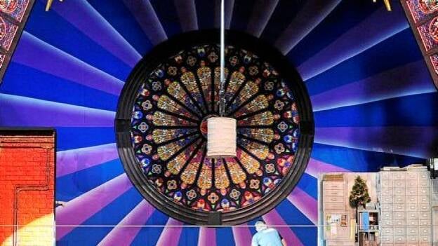 Música y luz transforman el 'convento del padre' Galdós