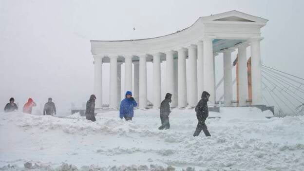 Una ola de frío extremo se acerca a Ucrania