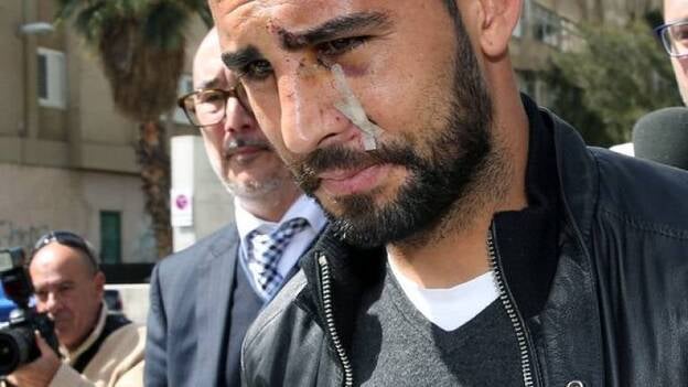 Nauzet también agredió y está grabado por las cámaras