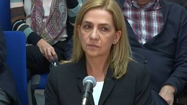 La infanta se ampara en la confianza en su marido al que considera inocente