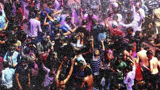 Colores para celebrar Holi