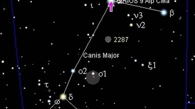 Las cinco estrellas más brillantes en el cielo nocturno
