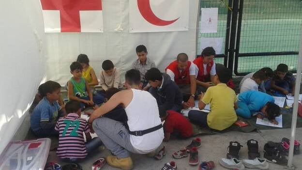 Apoyo canario a los refugiados en Grecia