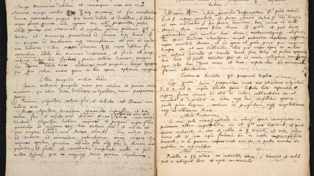 Hallan un manuscrito de Isaac Newton sobre la fórmula de la 'piedra filosofal'