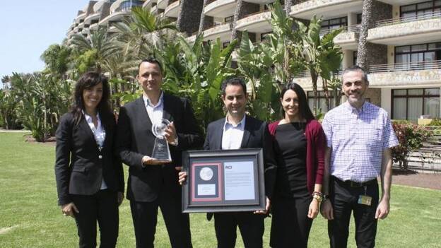 El Grupo Anfi obtiene el certificado 'RCI President's Club Award 2016'
