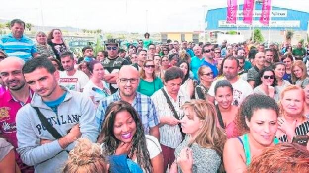 Conforama desata la locura en Arinaga