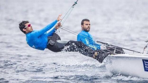 Barreiros y Curbelo se meten en la medal race