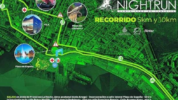 Santa Cruz de Tenerife vivirá la magia de la Binter Night Run