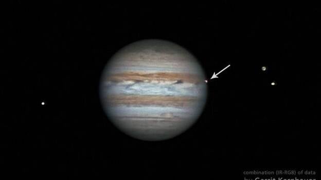 Júpiter recibe al año 6,5 impactos visibles desde la Tierra