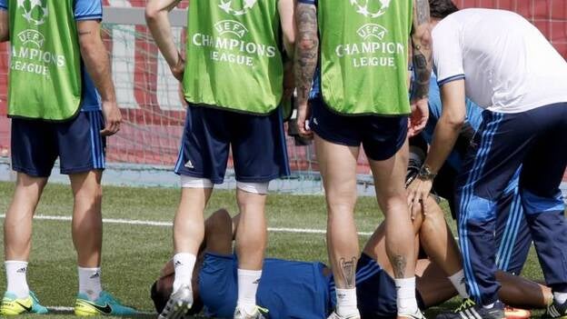 Ronaldo se retira del entrenamiento y saltan las alarmas a cuatro días de la final