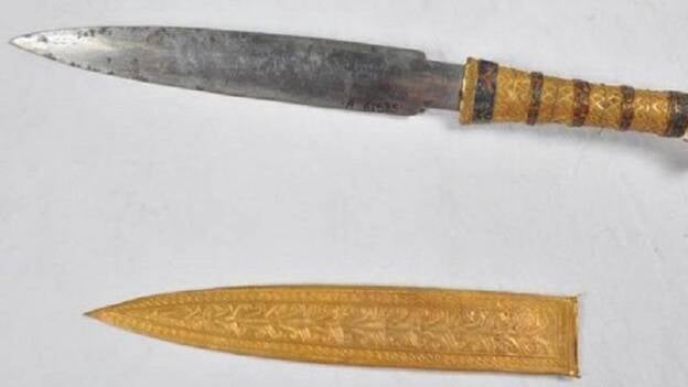 La daga de Tutankamón está hecha con material de un meteorito