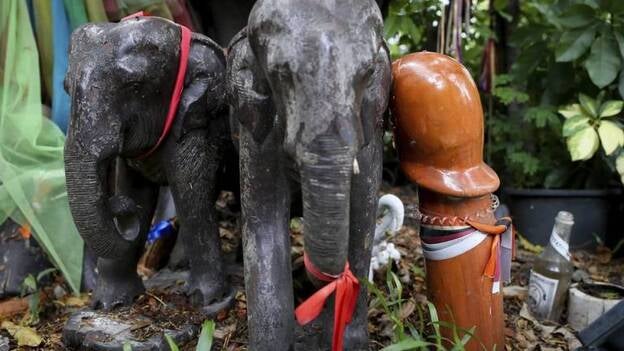 El templo fálico en Tailandia