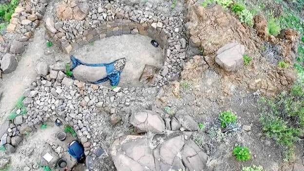 Un hueso de cabra revela que La Fortaleza data del siglo VI d. C.