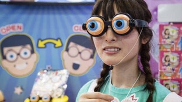 La realidad virtual para niños, el juguete del futuro, en la feria de Tokio