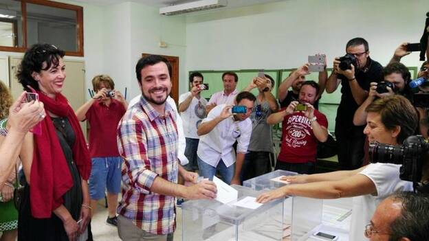 Garzón: "Cuanta más gente vote, más asegurado estará el cambio histórico en España"