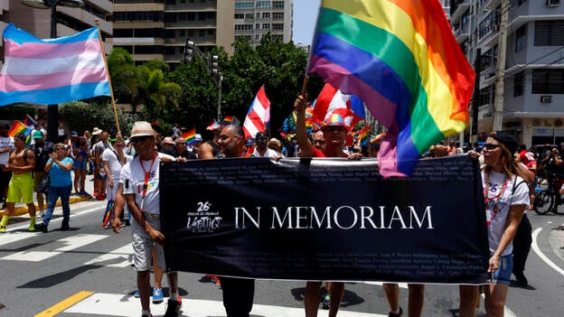 Marcha gay por las víctimas de Orlando