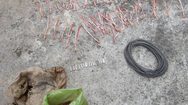 El GEDEX destruye en La Palma diferente material explosivo hallado en un cuarto de aperos