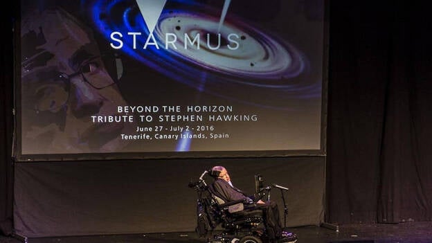Starmus mantiene los actos de clausura tras la detención de la presunta acosadora de Stephen Hawking