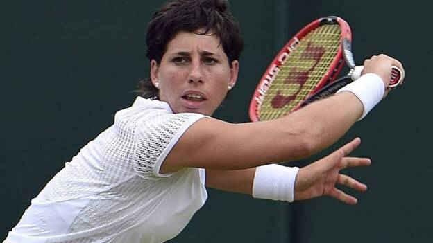 La lluvia suspende el inicio del programa y Carla Suárez debe esperar