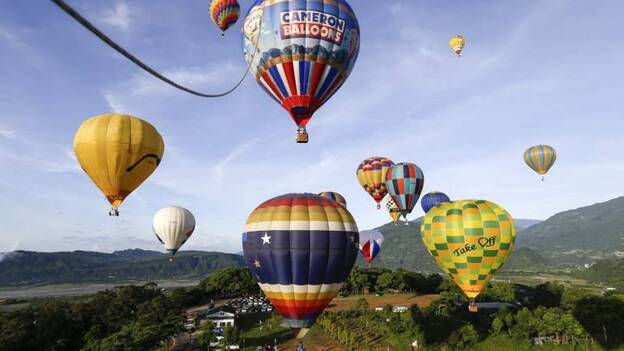 Festival internacional de globos aerostáticos en Taiwán