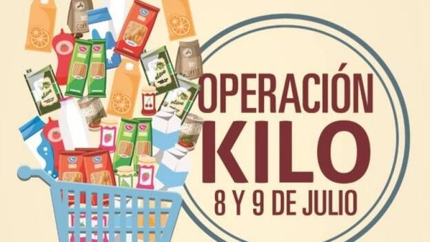 Recogida solidaria de alimentos con la Operación Kilo